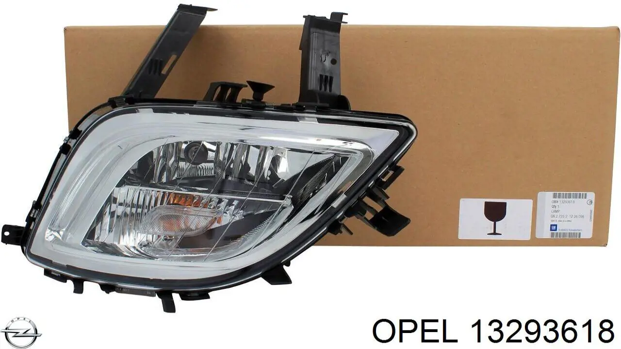 Do koszyka 13293618 Opel Lampa przeciwmgielna lewa