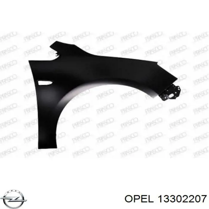 Błotnik przedni lewy Opel 1100000 cena, od 142,36 USD