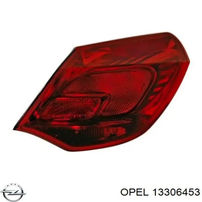 13306453 Opel Lampa zespolona tylna lewa zewnętrzna