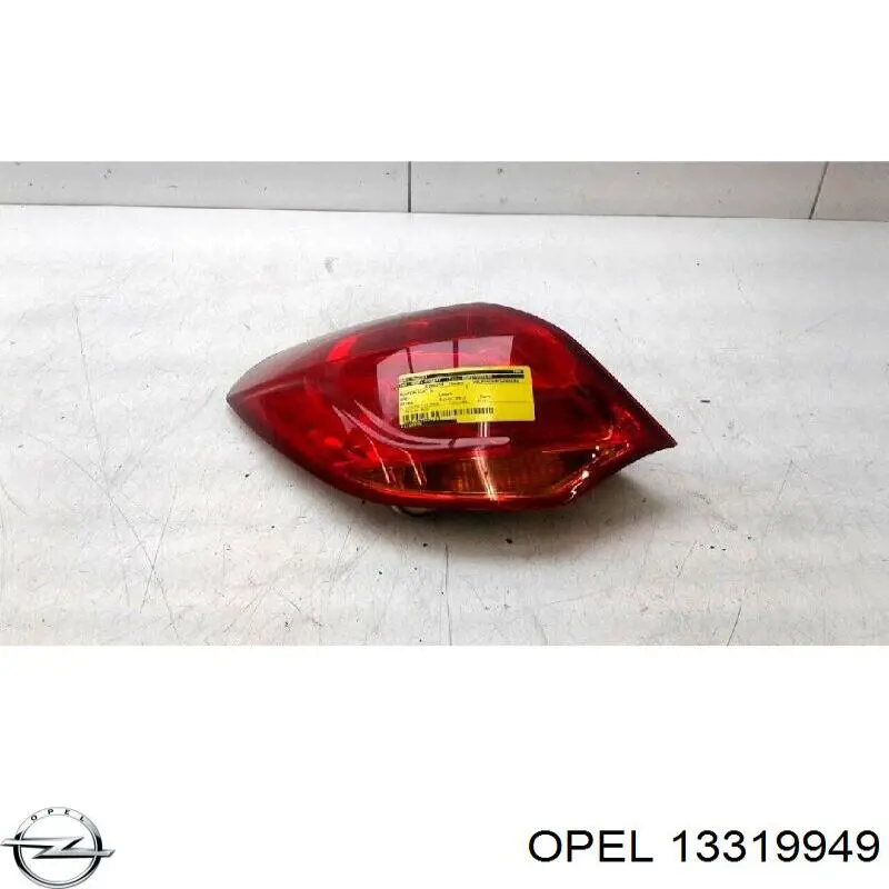 Lampa zespolona tylna lewa zewnętrzna Opel 13319949 cena, od 102,63 USD