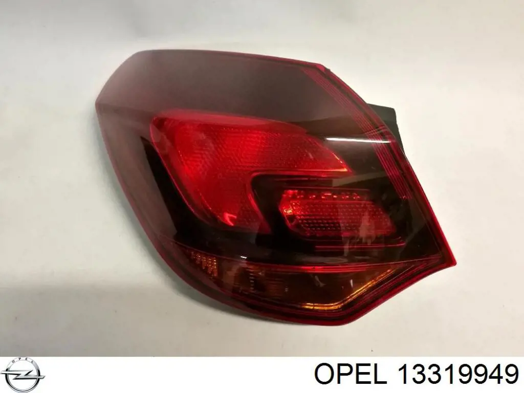 Do koszyka 13319949 Opel Lampa zespolona tylna lewa zewnętrzna