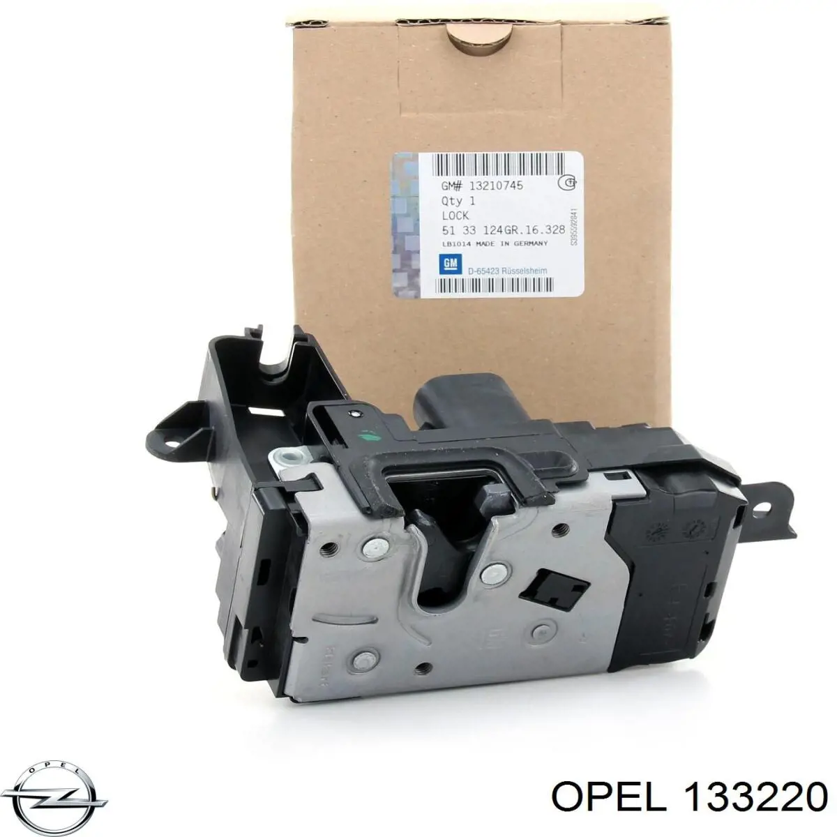 Zamek klapy bagażnika (3/5 drzwi tylnych) Opel 133220 cena, od 47,45 USD