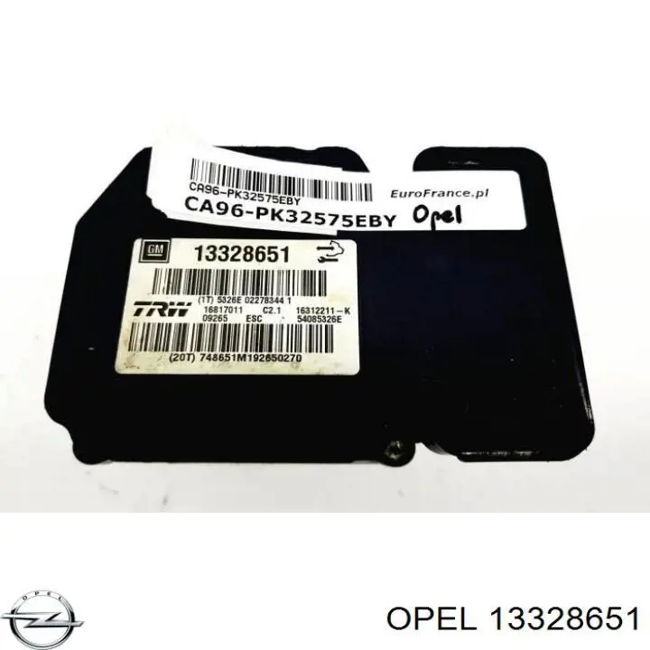 Sterownik ABS  hydrauliczny do Opel Insignia A G09
