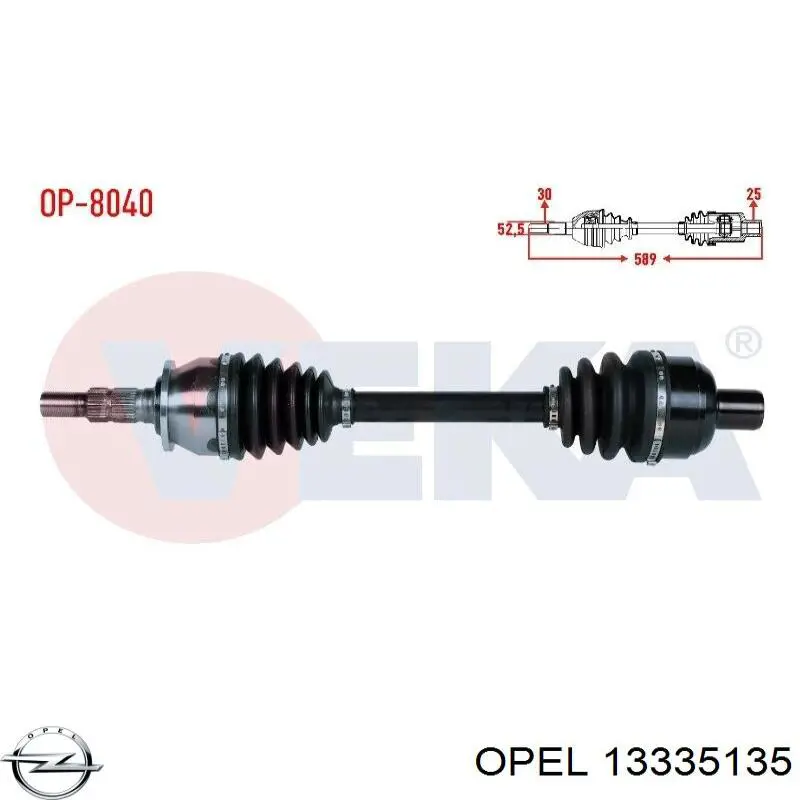 VKJC4989 SKF Półoś napędowa przednia lewa