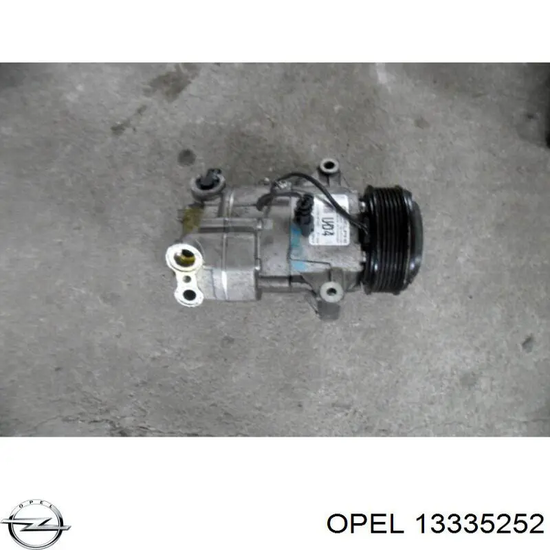 13335252 Opel Sprężarka klimatyzacji