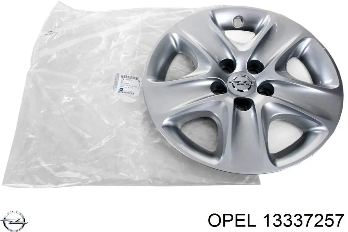 Do koszyka 13337257 Opel Kołpak do obręczy koła
