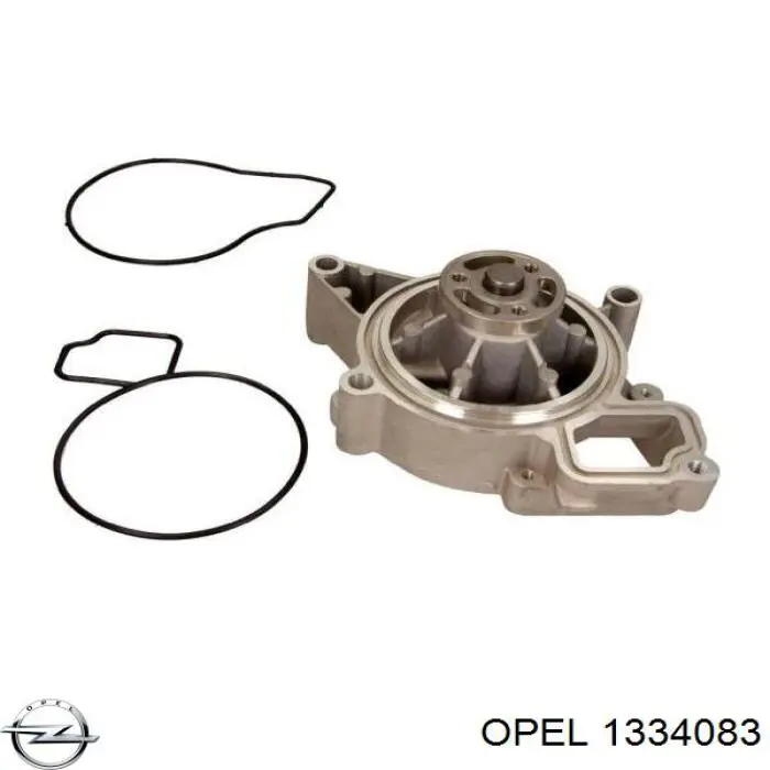 Do koszyka 1334083 Opel Pompa chłodząca wodna