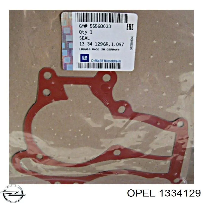 Uszczelka pompy wodnej Opel 1334129 cena, od 7,63 USD