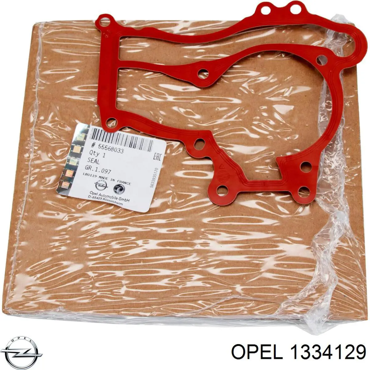 Do koszyka 1334129 Opel Uszczelka pompy wodnej