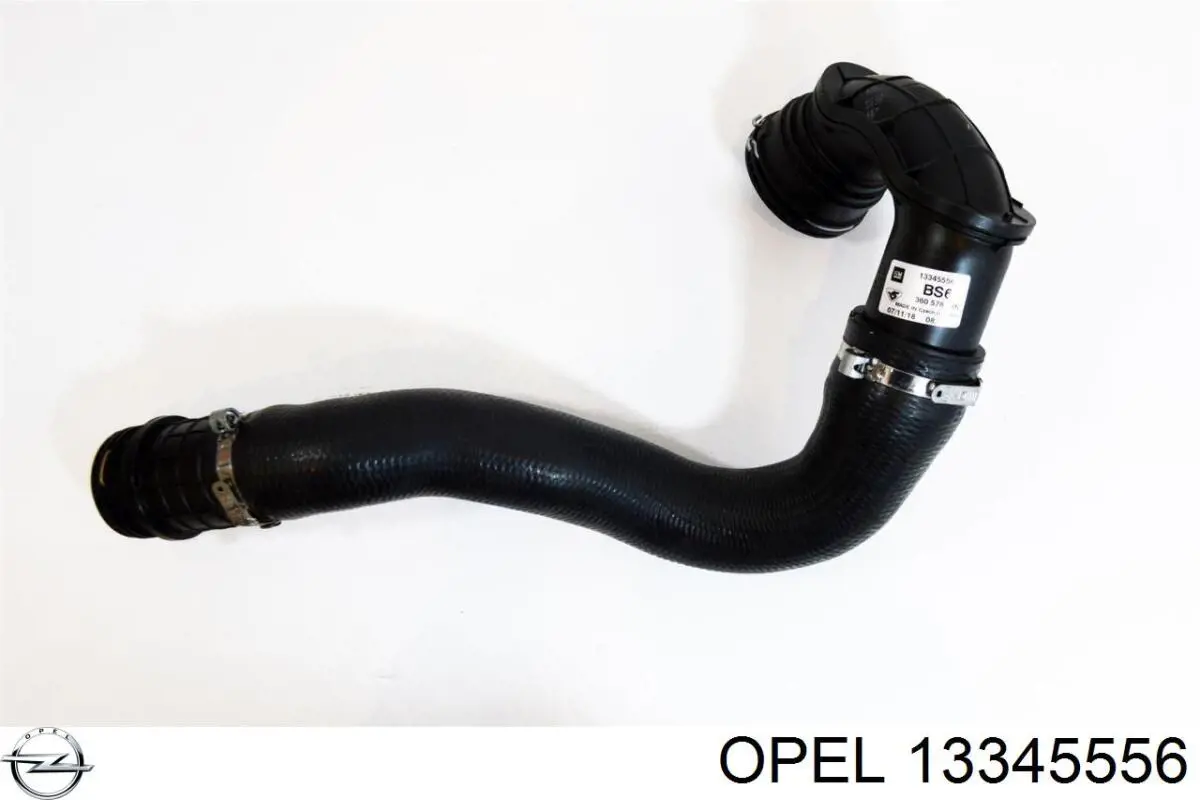 13345556 Opel Przewód (króciec) intercoolera