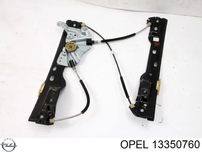 13350760 Opel Mechanizm podnoszenia szyby drzwi przednich prawych