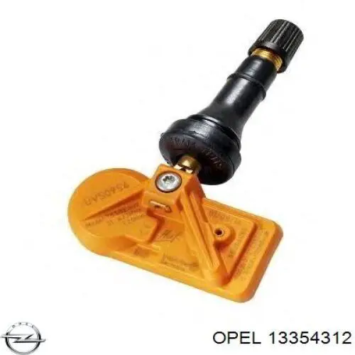 Czujnik ciśnienia w oponach 13354312 Opel