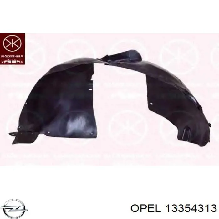 Nadkole błotnika przedniego lewe Opel 13354313 cena, od 29,15 USD