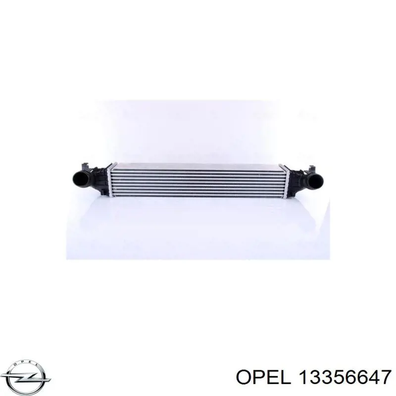 Chłodnica intercoolera Opel 13356647 cena, od 156,64 USD