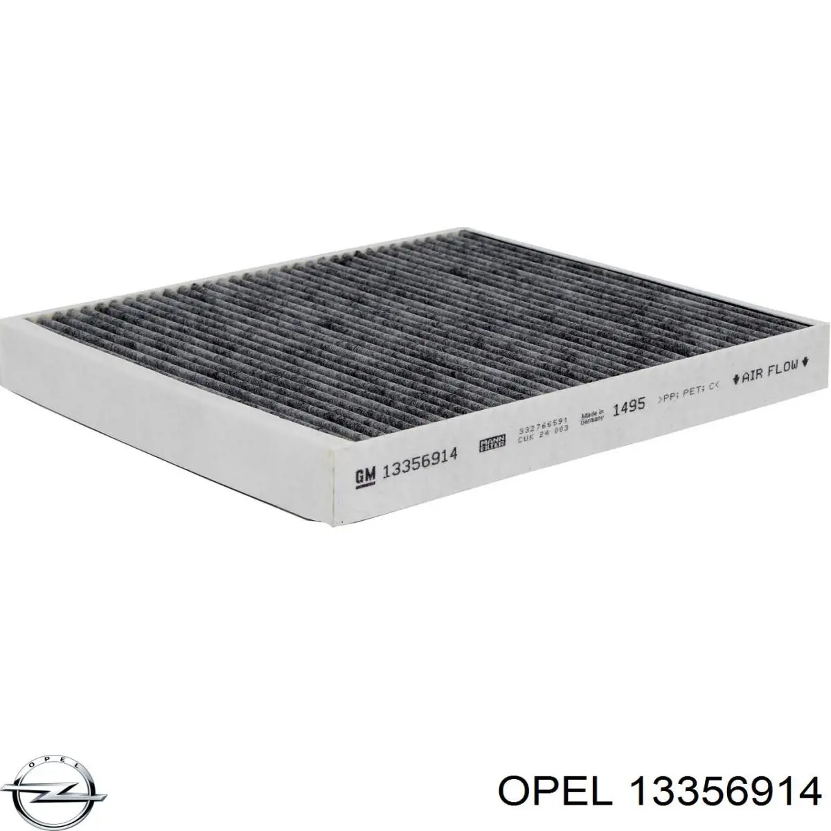 Filtr kabiny Opel 13356914 cena, od 13,62 USD