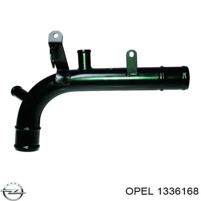 Do koszyka 1336168 Opel Przewód (króciec) układu chłodzenia
