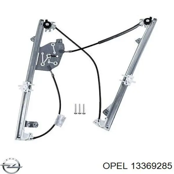 Mechanizm podnoszenia szyby drzwi przednich lewych do Opel Zafira C P12
