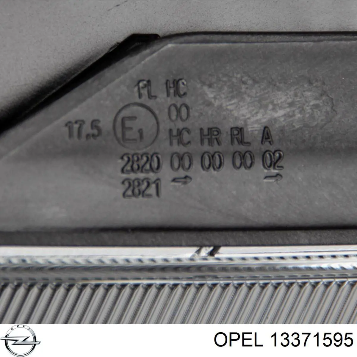 13371595 Opel Reflektor lewy