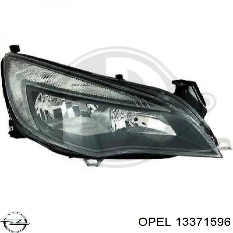 13371596 Opel Reflektor prawy