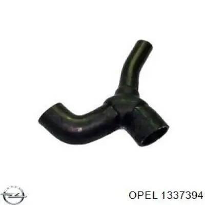 Do koszyka 1337394 Opel Przewód (króciec) układu chłodzenia