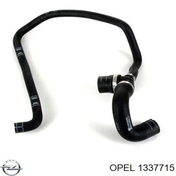 Do koszyka 1337715 Opel Przewód (króciec) chłodnicy dolny
