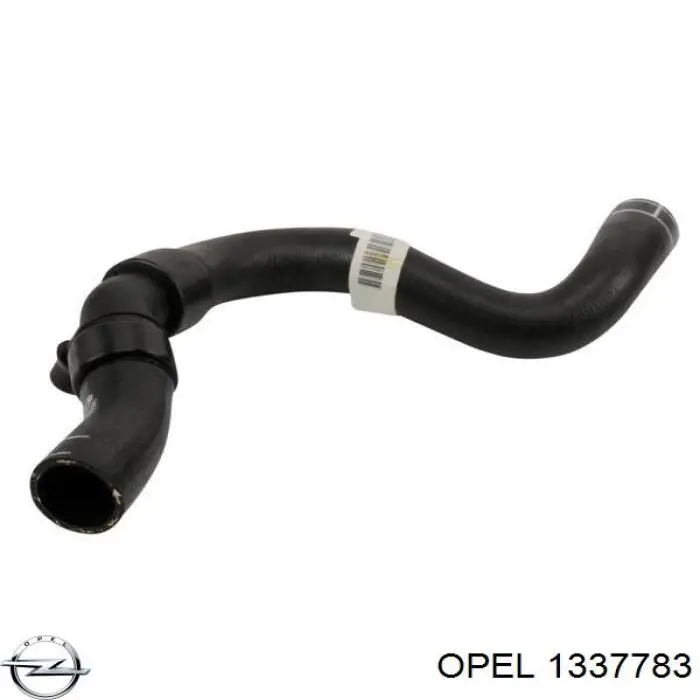 1337783 Opel Przewód (króciec) chłodnicy górny