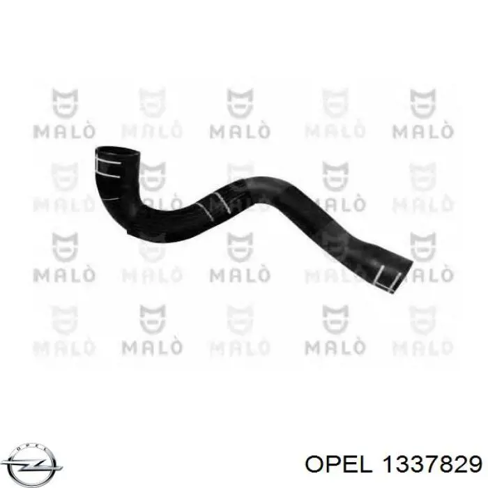 1337829 Opel Przewód (króciec) chłodnicy górny