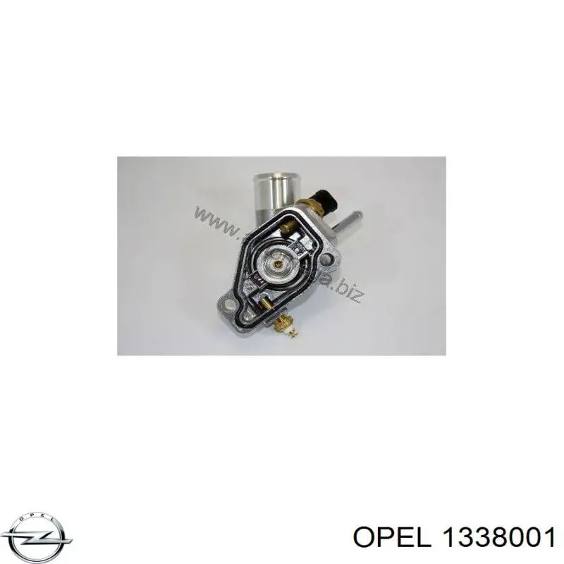 Do koszyka 1338001 Opel Obudowa termostatu