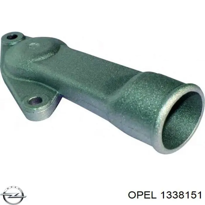 Do koszyka 1338151 Opel Obudowa termostatu