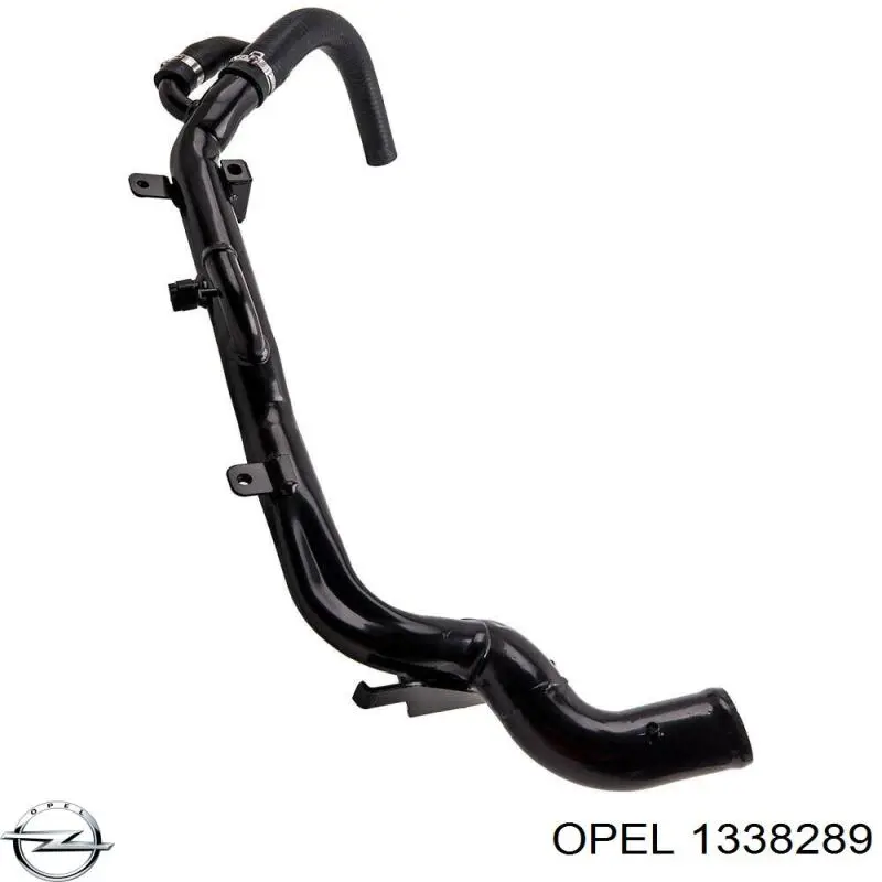 Przewód (króciec) układu chłodzenia Opel 1338289 cena, od  