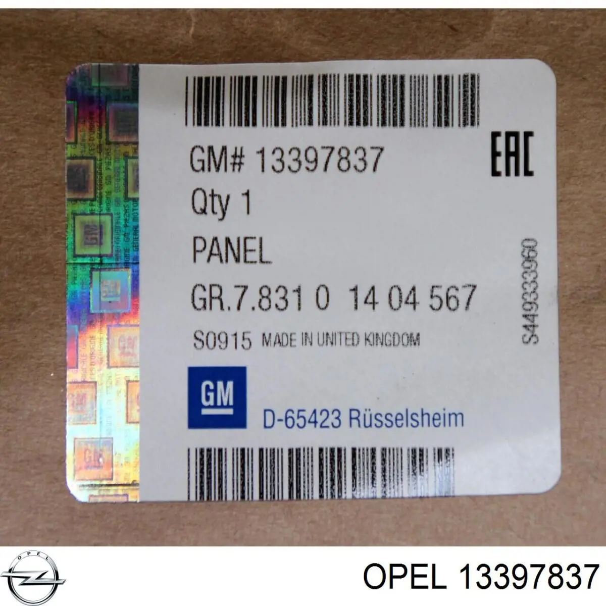 Zderzak tylny General Motors 13397837 cena, od 173,90 USD