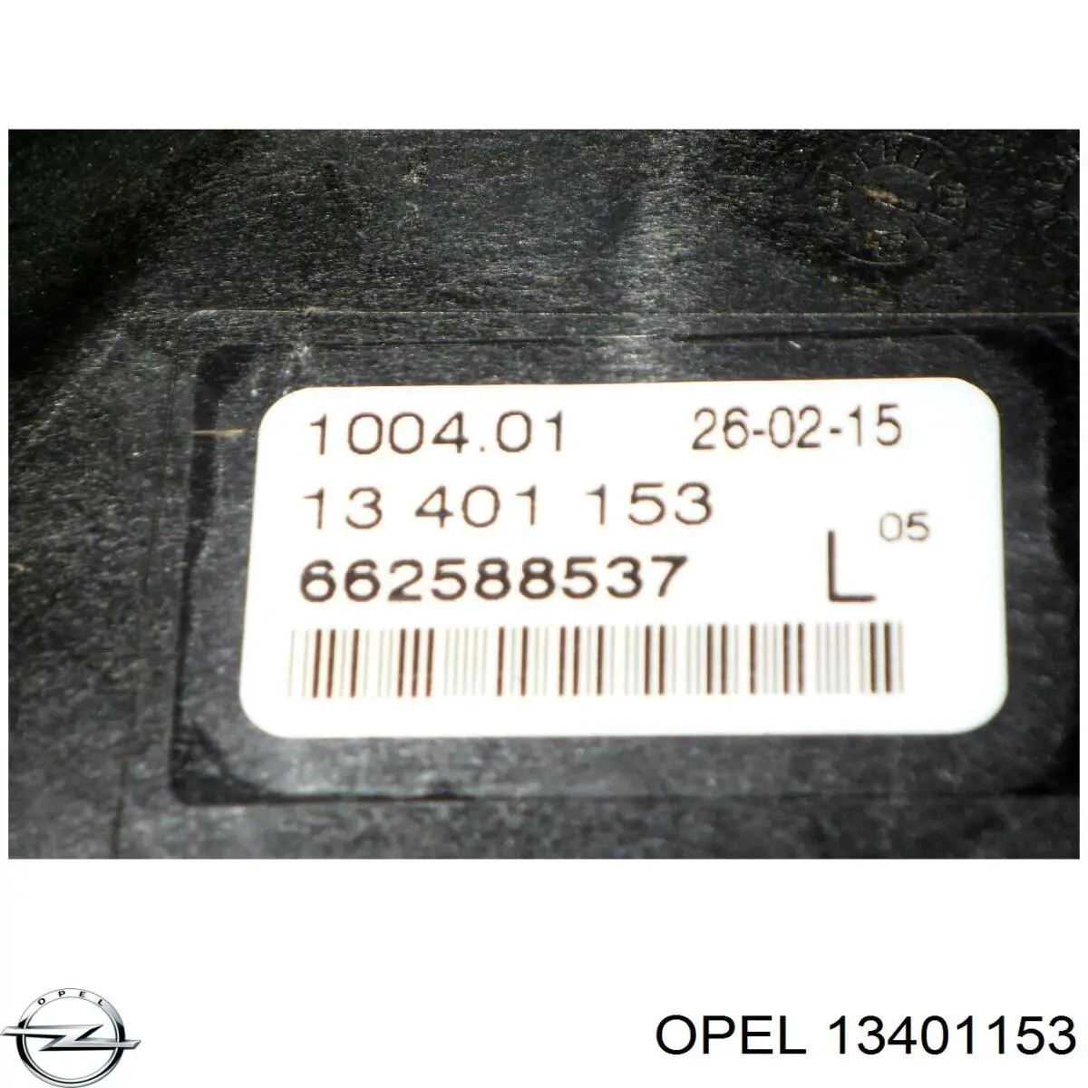 Do koszyka 13401153 Opel Lampa przeciwmgielna lewa
