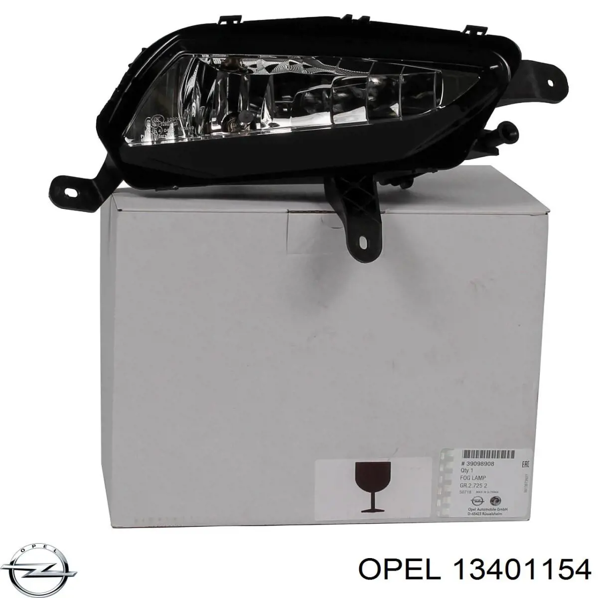 13401154 Opel Lampa przeciwmgielna prawa