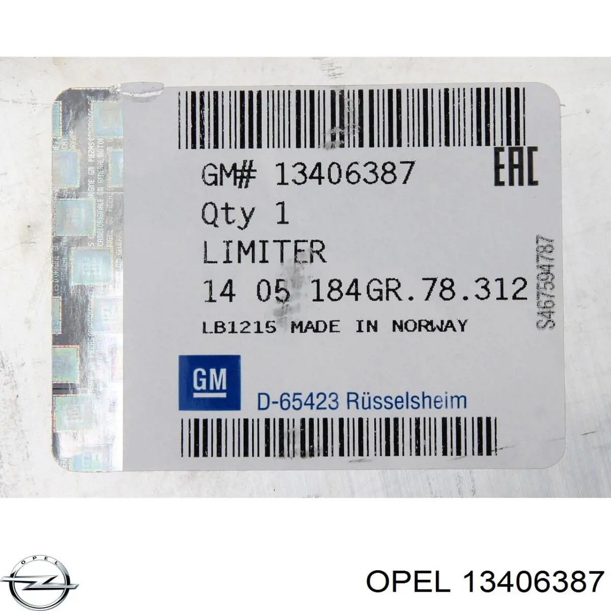 Wzmocnienie zderzaka tylnego Opel 13406387 cena, od 112,37 USD
