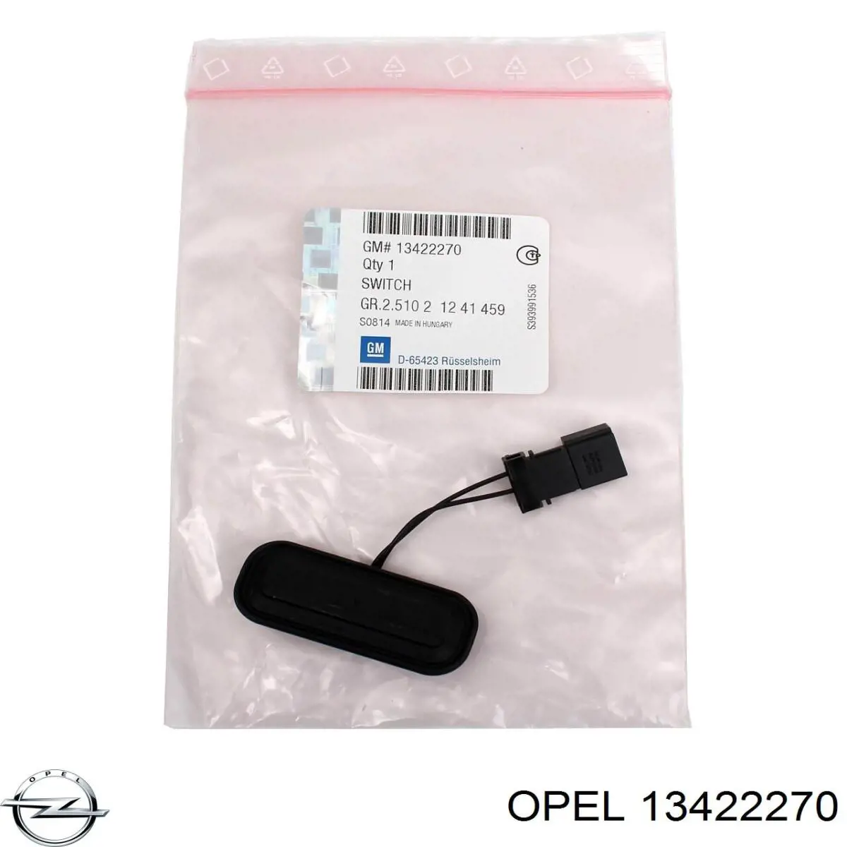 Przycisk blokady klapy bagażnika (drzwi 3/5) Opel 13422270 cena, od 17,49 USD
