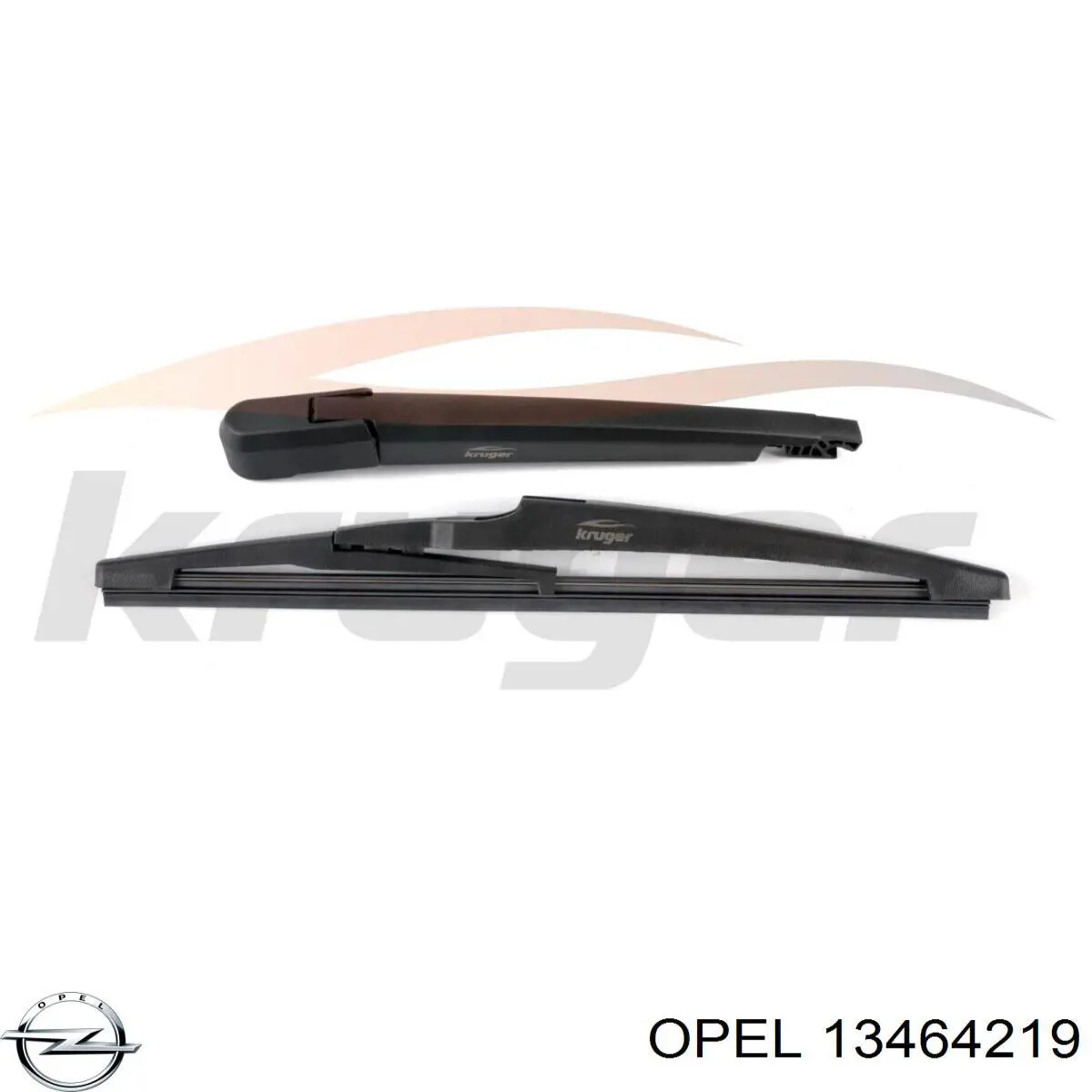 Do koszyka 13464219 Opel Pióro wycieraczki szyby tylnej