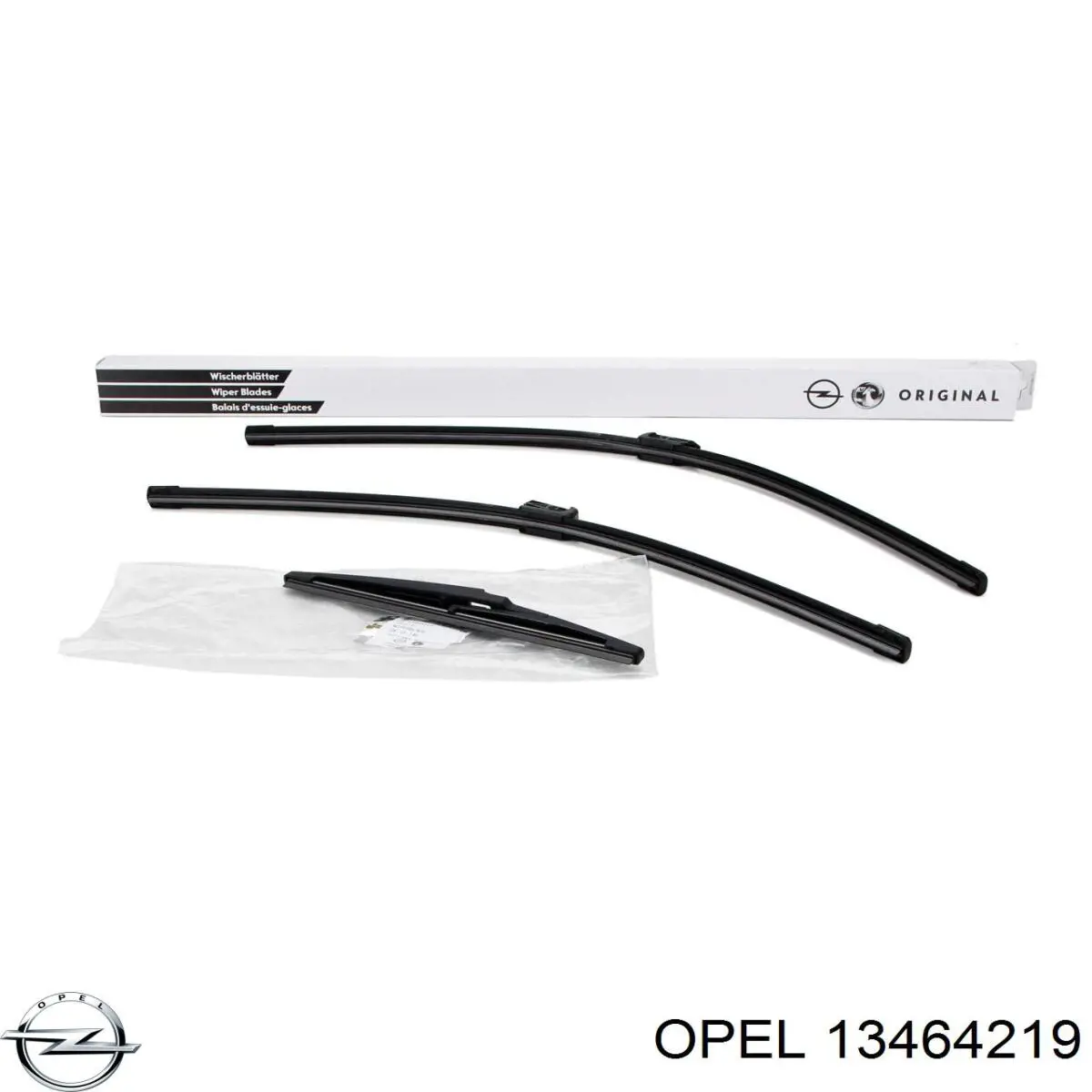 Pióro wycieraczki szyby tylnej Opel 13464219 cena, od 15,53 USD