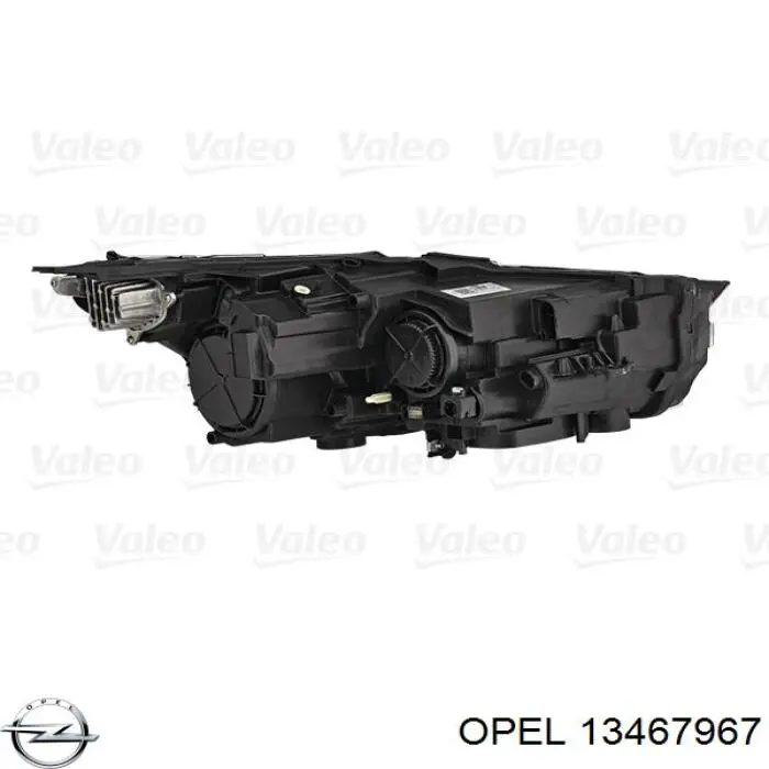 Reflektor lewy Opel 13467967 cena, od 325,62 USD