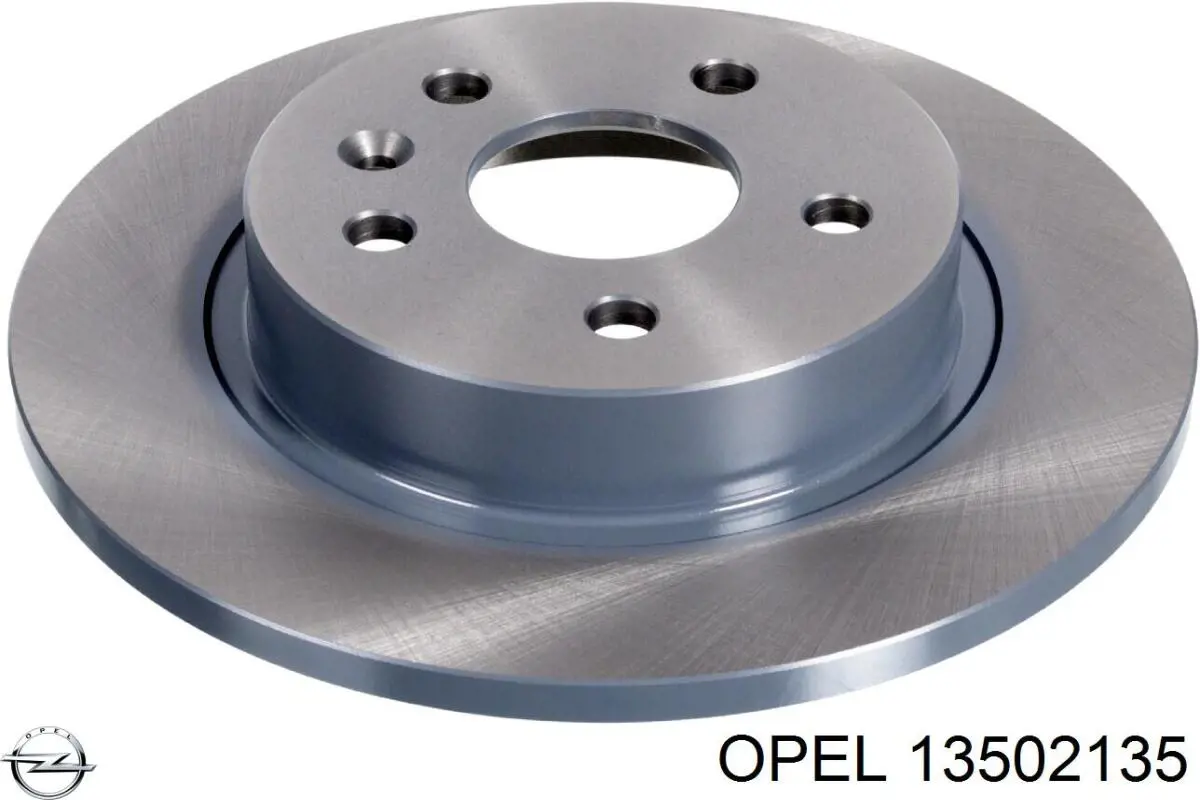 Do koszyka 13502135 Opel Tarcza hamulcowa tylna