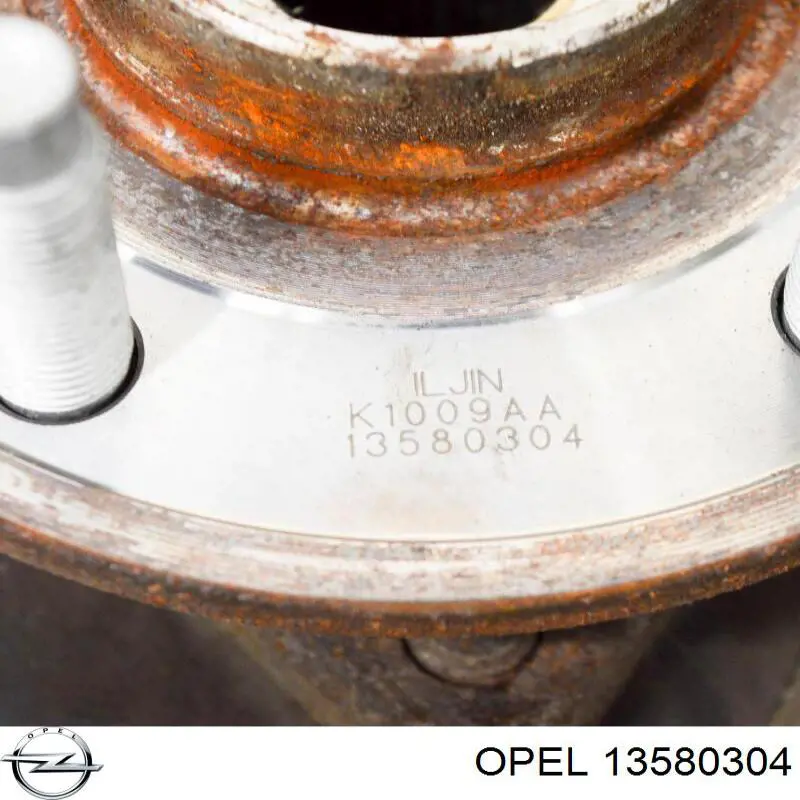 Do koszyka 13580304 Opel Piasta przednia