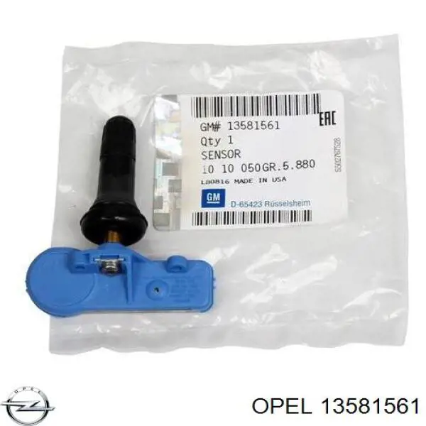 Czujnik ciśnienia w oponach Opel 13581561 cena, od 54,48 USD