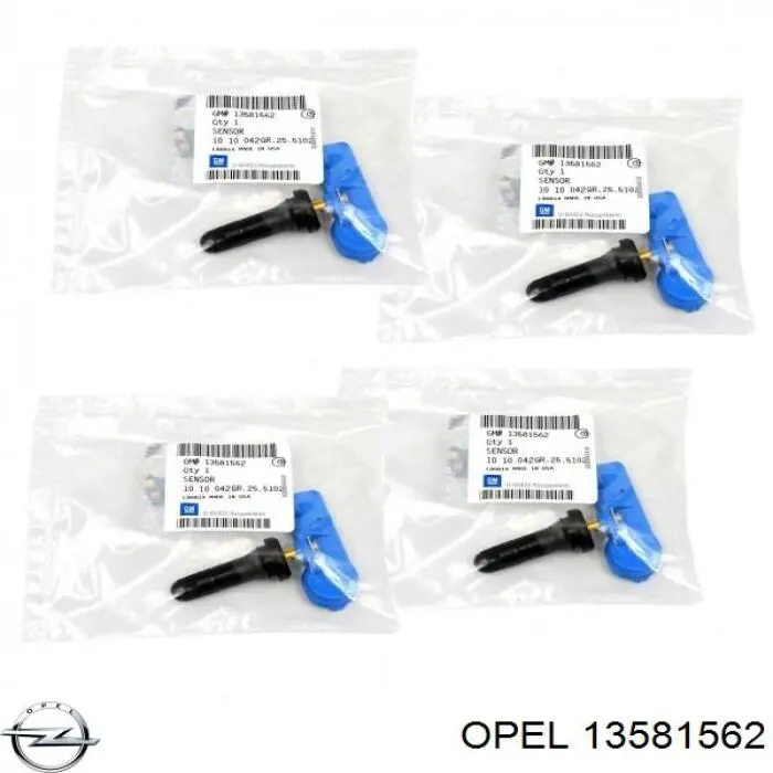 13581562 Opel Czujnik ciśnienia w oponach