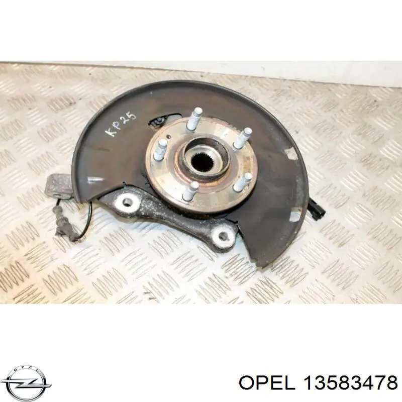 Do koszyka 13583478 Opel Piasta przednia