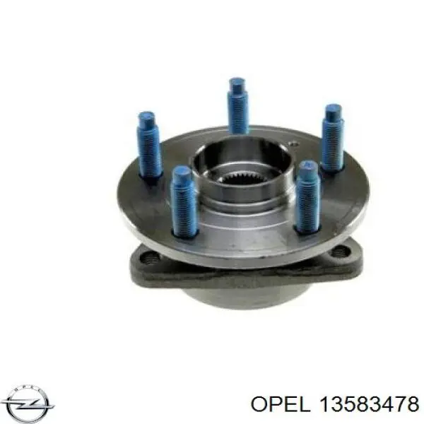 13583478 Opel Piasta przednia