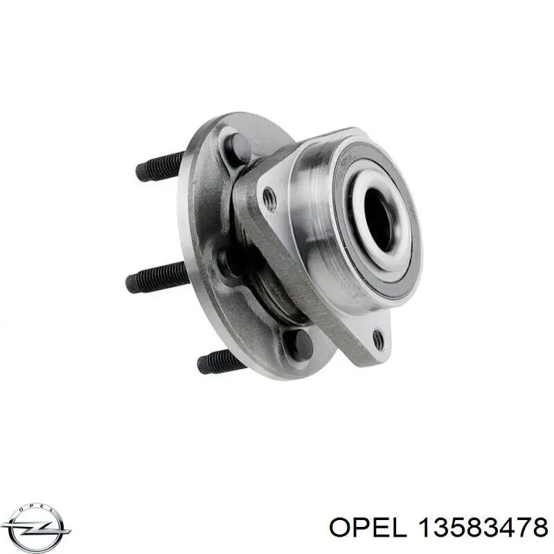 Do koszyka 13583478 Opel Piasta przednia