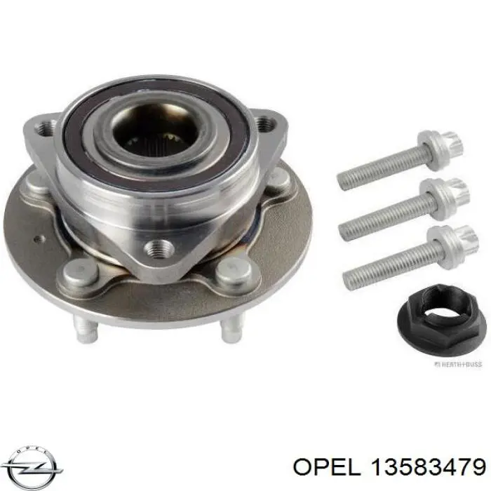 Piasta przednia Opel 13583479 cena, od 82,45 USD