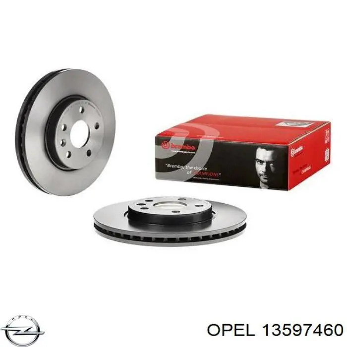 Tarcza hamulcowa przednia Opel 13597460 cena, od 58,56 USD