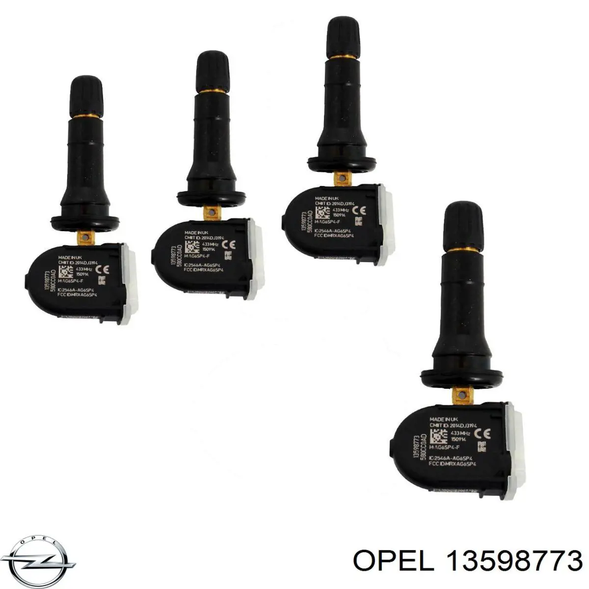 Do koszyka 13598773 Opel Czujnik ciśnienia w oponach