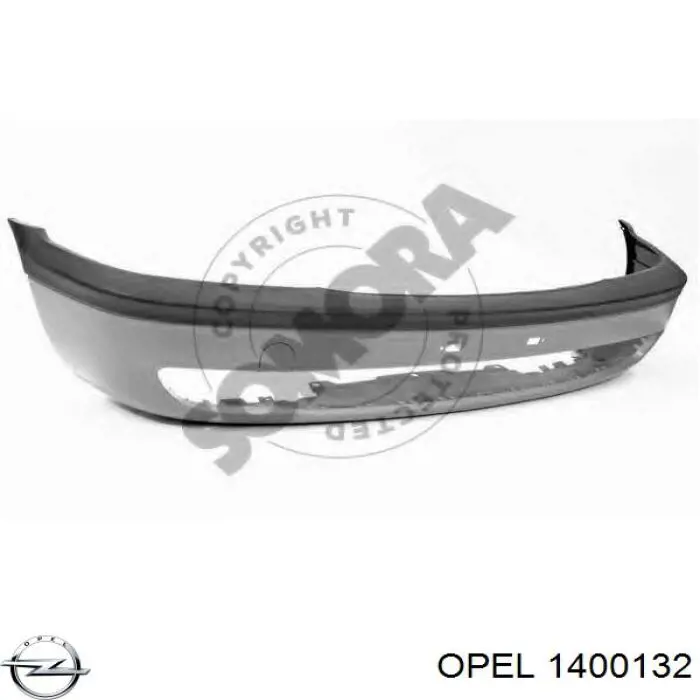 Zderzak przedni Opel Zafira A minivan (F75) (1999 - 2005) cena, od 104,17 USD