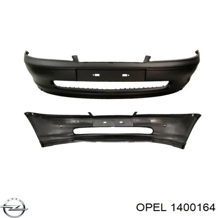 Zderzak przedni Opel 1400164 cena, od 90,99 USD